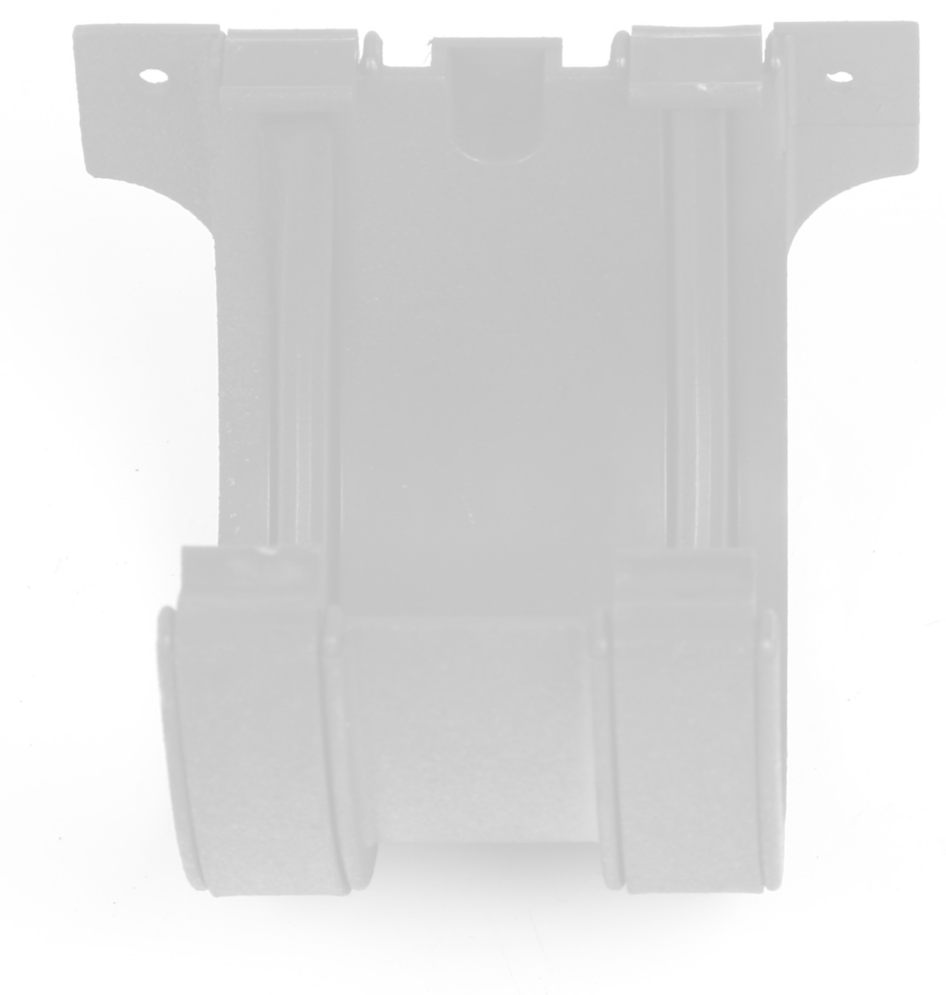 115mm Cast Iron Style Deepflow Union Porcelain White