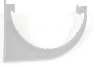 115mm Cast Iron Style Deepflow Fascia Bracket Porcelain White