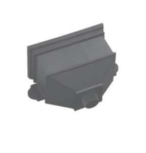 Cast Iron Style Small Undated Hopper Anthracite Grey