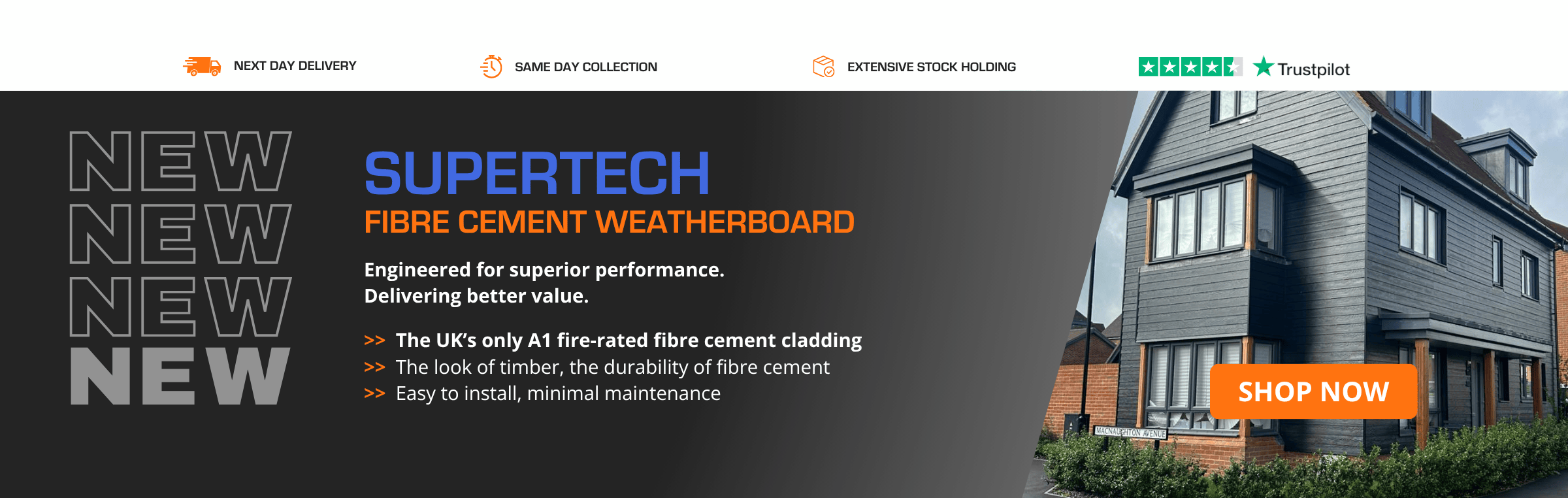 Supertech Fibre Cement Cladding is here!
