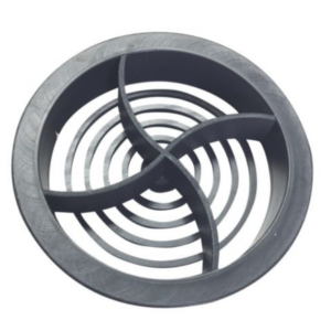 Circular Soffit / Disc Vent 70mm Anthracite Grey