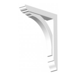 GRP Gallows Bracket White Woodgrain 70 x 490 x 400mm