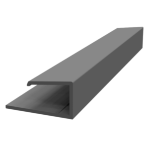 Fortex Universal Edge Trim Slate Grey 3m