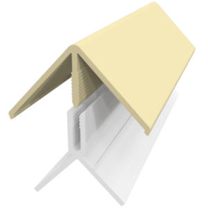 Fortex 2 Part External Corner Trim - Sand 3m