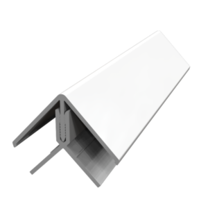 Fortex 2 Part External Corner Trim - White 3m