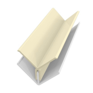 Fortex 2 Part Internal Corner Trim - Pale Gold (Cream) 3m