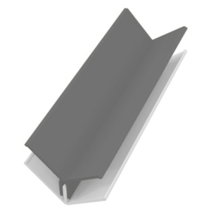 Fortex 2 Part Internal Corner Trim - Slate Grey 3m
