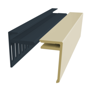 Fortex Vented Starter Trim & Cover Cappuccino 3m