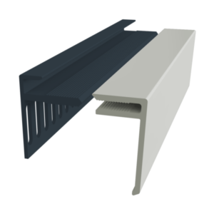 Fortex Vented Starter Trim & Cover Misty Grey 3m