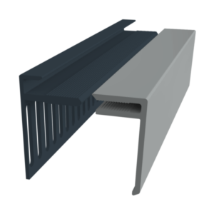 Fortex Vented Starter Trim & Cover Storm Grey 3m
