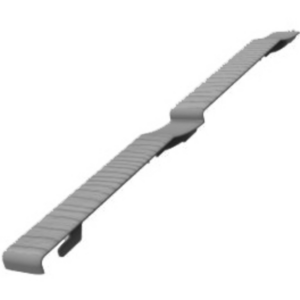 Fortex Butt Joint for 333mm Cladding - Storm Grey