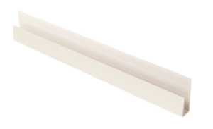Soffit Edge Channel J Trim 5m Cream Grained