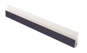Soffit Edge Channel J Trim 5m Anthracite Grey Grained RAL7016