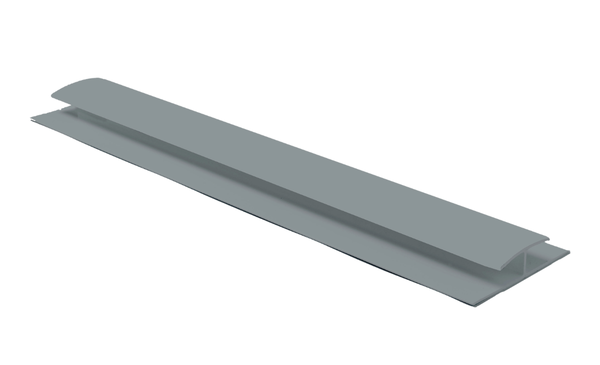 Soffit Joint Trim 5m Light Grey Plain