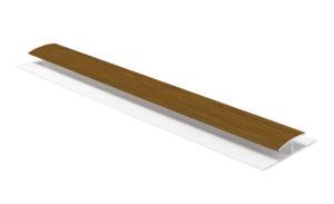 Soffit Joint Trim 1m Golden Oak Grained