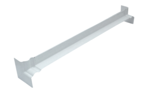 Ogee Double Ended Internal Fascia Corner 500mm White