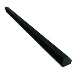 Large Over Fascia Vent 25mm Air Flow x 1m Black (32mm high)