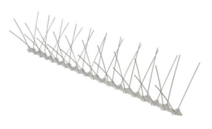 Pest Stop Bird Spike Pack of 10 50cm Plastic Strips/ Metal Spikes