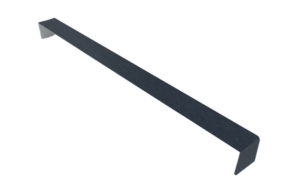 Square Double Ended Fascia Corner 500mm Anthracite Grey Grained RAL7016