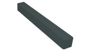 Square Fascia Corner 300mm Anthracite Grey Grained RAL7016