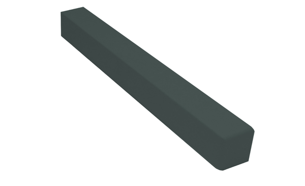 Square Fascia Corner 300mm Anthracite Grey Plain RAL7016