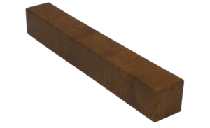 Square Fascia Corner 300mm Golden Oak Grained