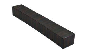 Square Fascia Corner 300mm Mahogany