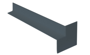 Square Internal Fascia Corner 300mm Anthracite Grey Grained RAL7016