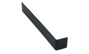 Square Double Ended Fascia Joint 500mm Black Plain