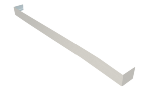 Square Double Ended Fascia Joint 500mm White Ash Grained