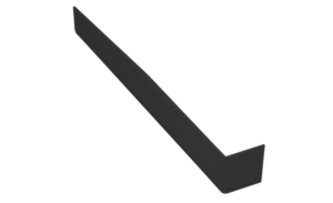 Square Fascia Joint 300mm Black Plain