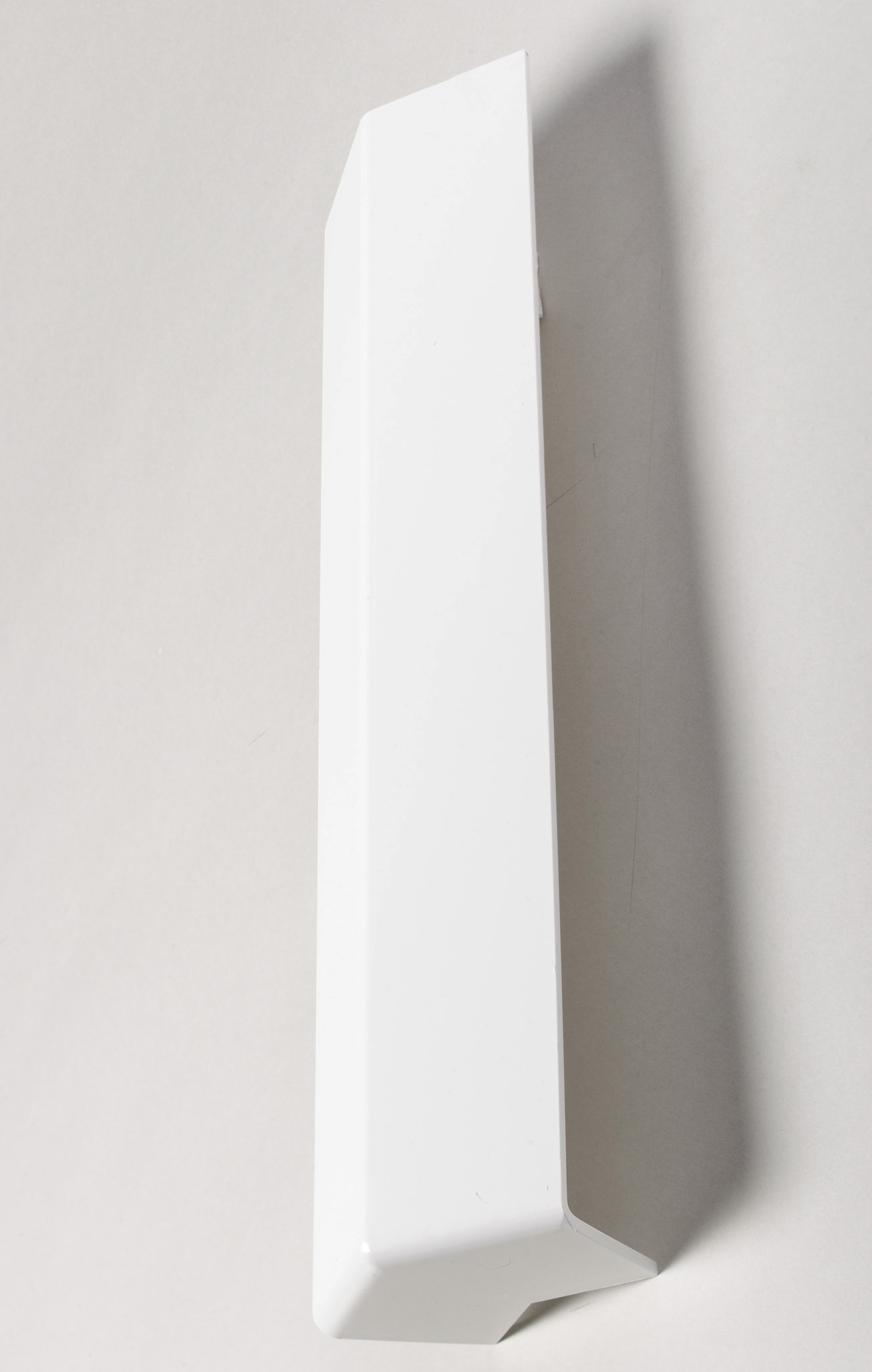 Square External 135 Degree Fascia Corner 300mm White