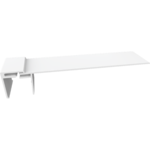 Fortex 150mm Reveal Liner & 2 Part Channel Trim White 3m