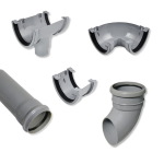 Grey Industrial PVC Guttering